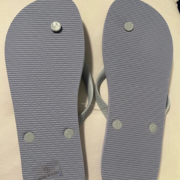THE COVE • Blue Rubber Flip Flop Sandals • 11 - Picture 2 of 6
